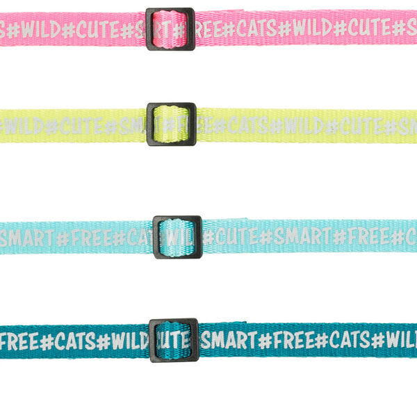 Ошейник для кошек TRIXIE с отражателем нейлон, 1 шт, в ассортименте