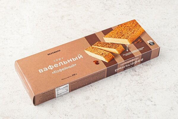 Торт вафельный Кофейный