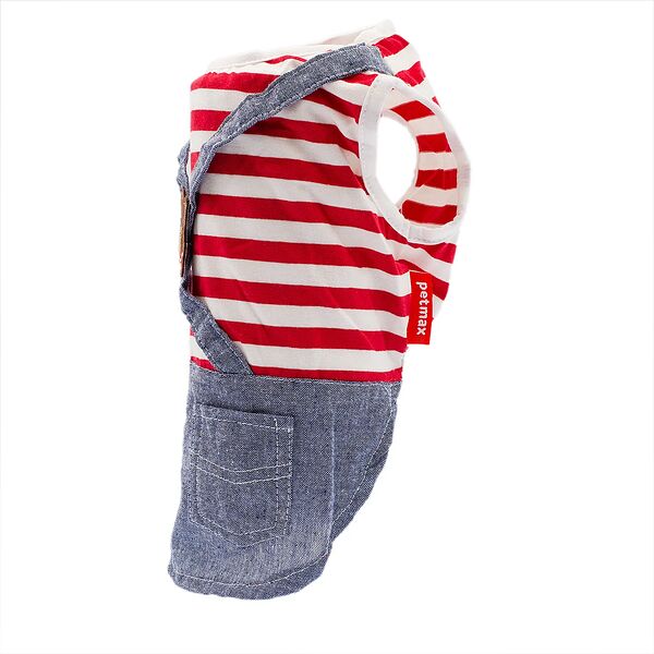 Платье для собак L красный (девочка)