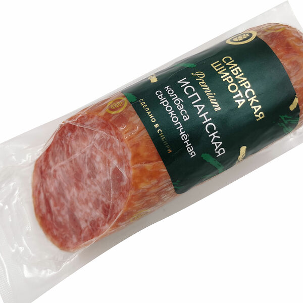 Колбаса Сибирская широта Испанская сырокопченая 270г