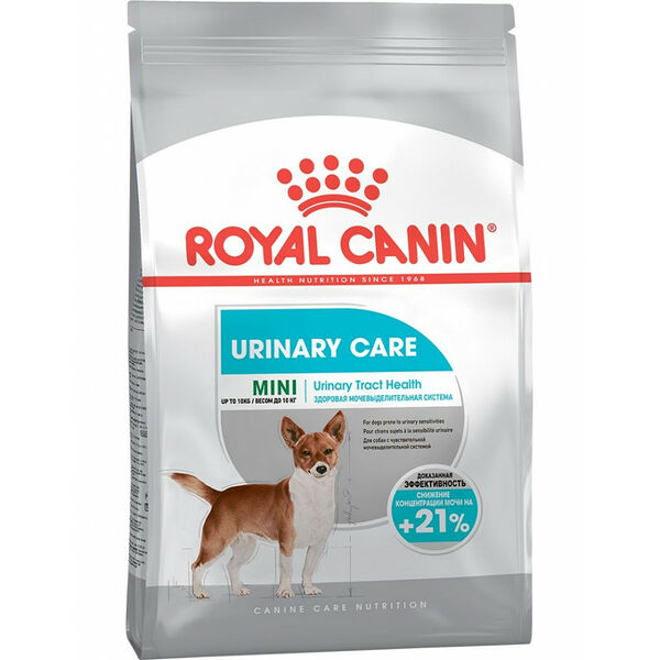 Сухой корм Royal Canin Mini Urinary Care для собак для профилактики МКБ, курица 1 кг