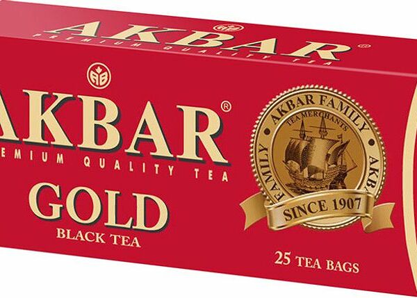 Чай Akbar Голд черный байховый цейлонский 25х2г