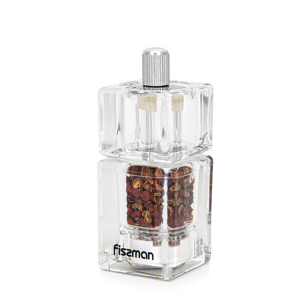 Мельница для перца и соли 9,5 см акриловая