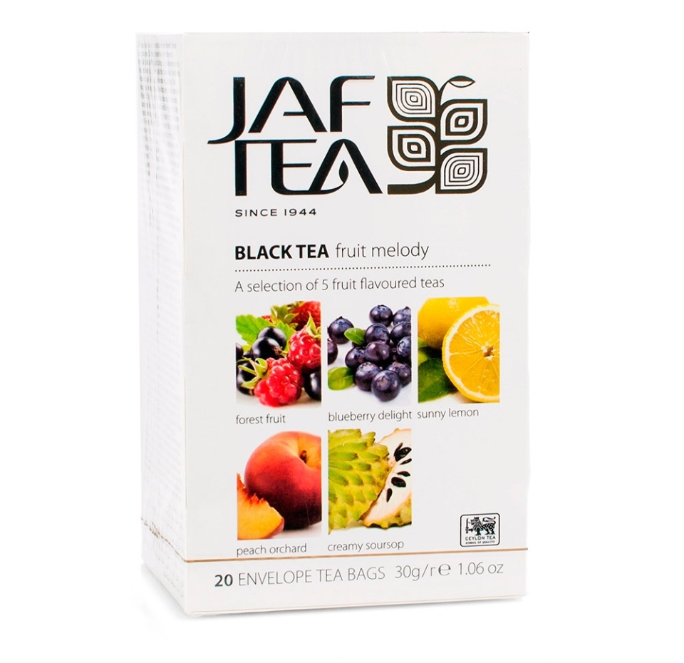 

Чай черный JAF TEA Ассорти Fruit Melody 20 x 1.5 г Шри-Ланка