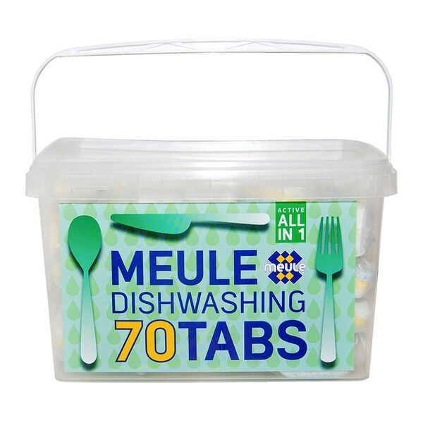Таблетки All in 1 для мытья посуды в посудомоечной машине, Meule, 70 шт., Германия