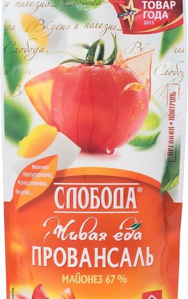 Майонез Слобода Провансаль 67%, 230мл