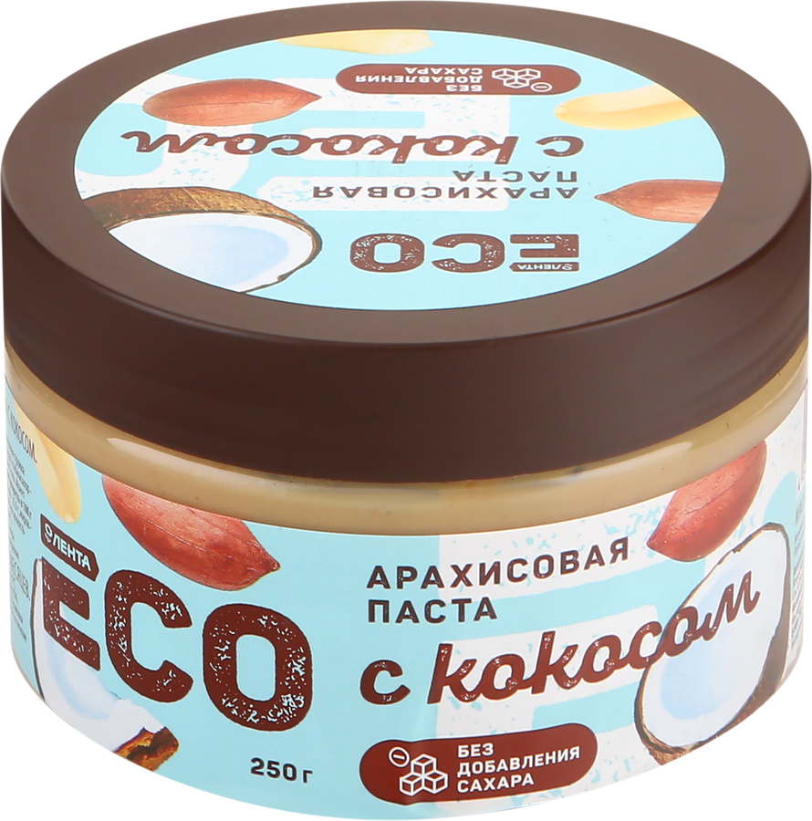

Паста арахисовая ЛЕНТА EСО с кокосом