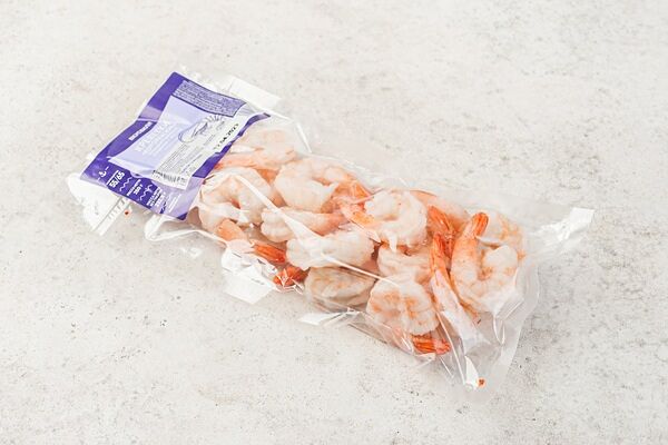 Креветки Королевские очищ. с хвостом бланш. 55/65 зам., 250 г Продукт замороженный