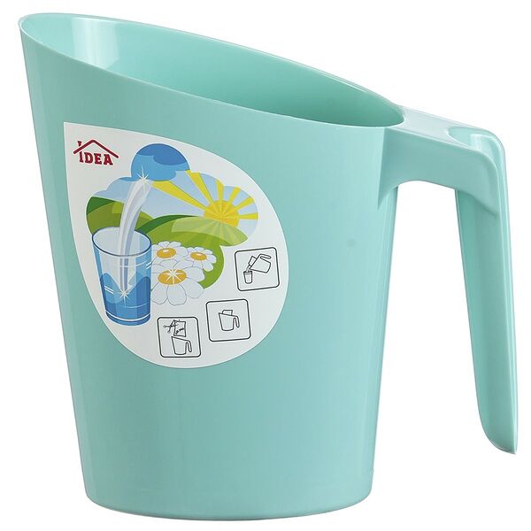 Кувшин-подставка Idea для молочного пакета, 17 х 9,5 х 17 см, пластик, цвет в ассортименте