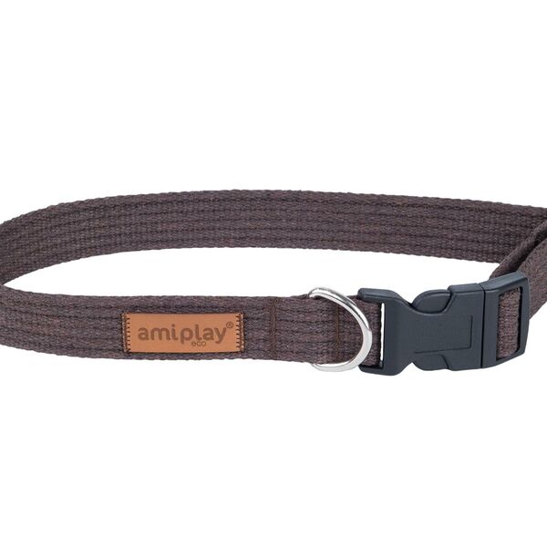 Cotton Ошейник для собак крупных пород регулируемый коричневый L 40-60x2,5 см