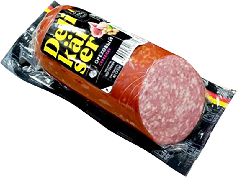 

Колбаса Атяшево Delikaiser Сервелат ореховый
