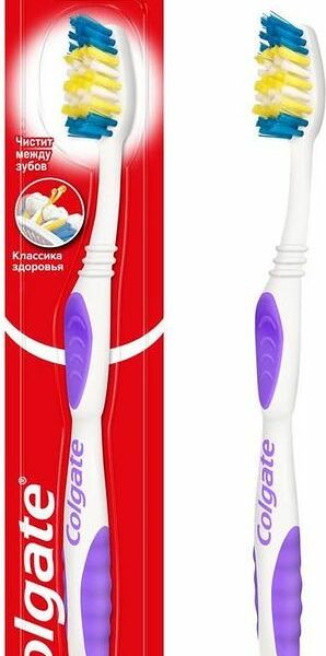 Зубная щётка Colgate Классика здоровья средней жёсткости в ассортименте