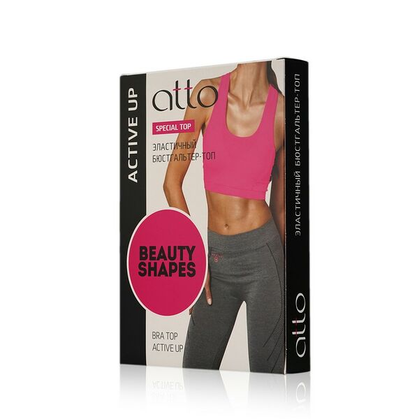 Женский бюстгалтер Atto Active Up Top из микрофибры , Черный M