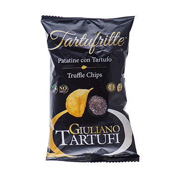 Чипсы картофельные Giuliano Tartufi с черным трюфелем Patatine con Tartufo