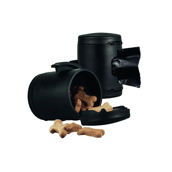 Бокс Flexi Multi box для лакомств или пакетиков для сбора фекалий S-М/L Черный