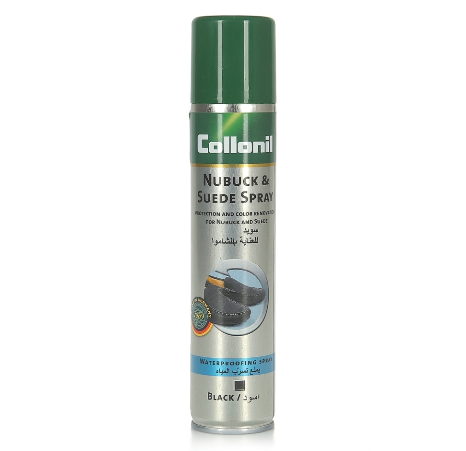 

Спрей Collonil Nubuk & Suede Spr влаго- и грязеотталкивающий спрей черный Collonil