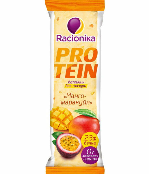 Батончик белковый Racionika Protein Манго-маракуйя