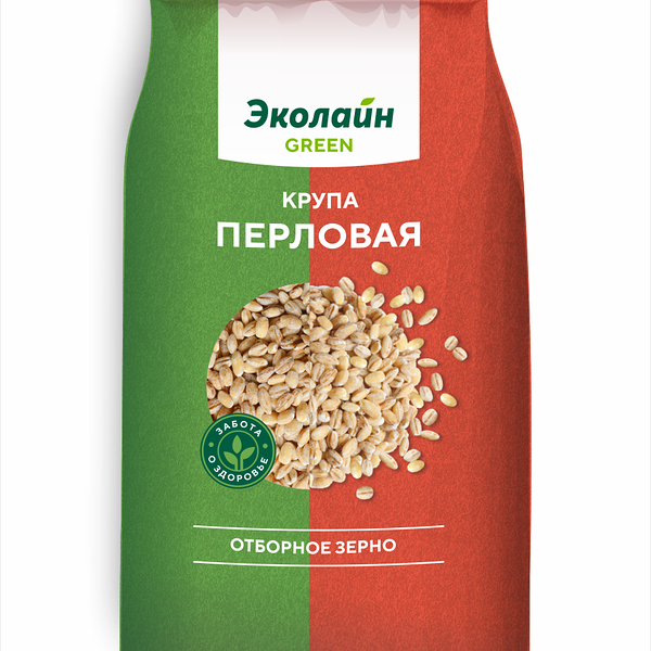 Крупа перловая Эколайн GREEN new 800г