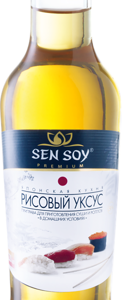 Уксус рисовый для приготовления суши и роллов SEN SOY Premium