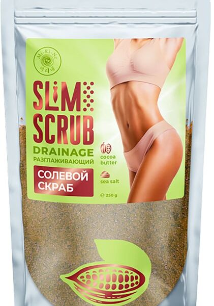 Скраб для тела Mi-Ri-Ne Дренажный с маслом какао 250г