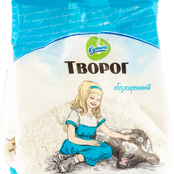 Творог Купино обезжиренный 0%
