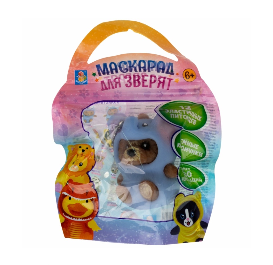 

Игрушка 1Toy Маскарад для зверят 6.5 см 1 шт. в ассортименте