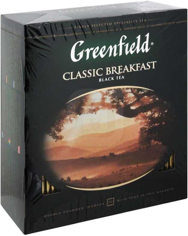 

Чай черный Greenfield Classic Breakfast 100пак