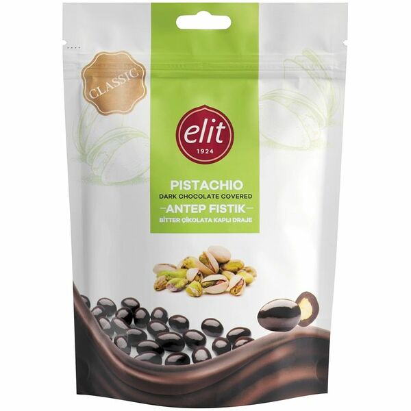Фисташки ELIT 1924 в темном шоколаде, 100г