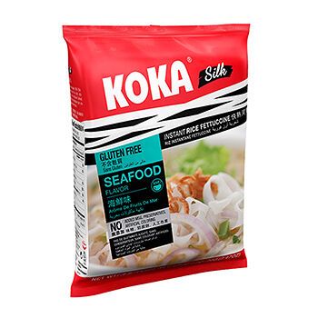Лапша быстрого приготовления рисовая со вкусом морепродуктов (без глютена), Koka, 70 г Сингапур