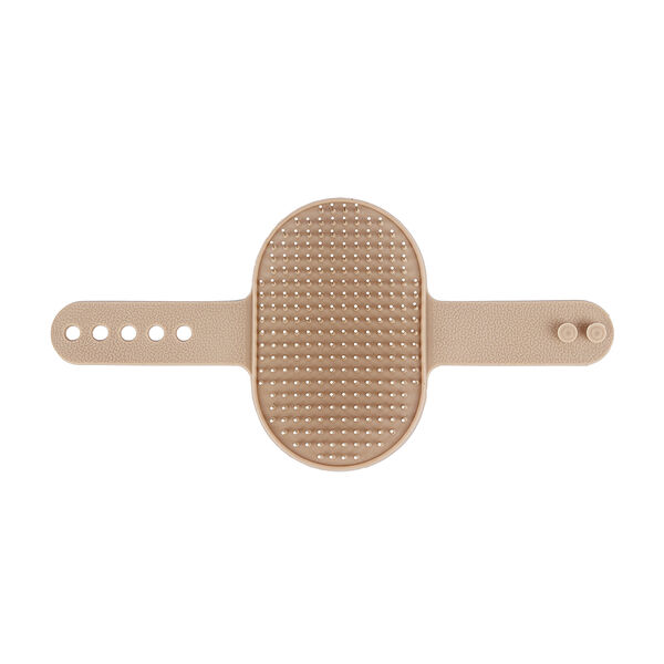 Щетка для собак на руку с каплей резиновая 13х9 см