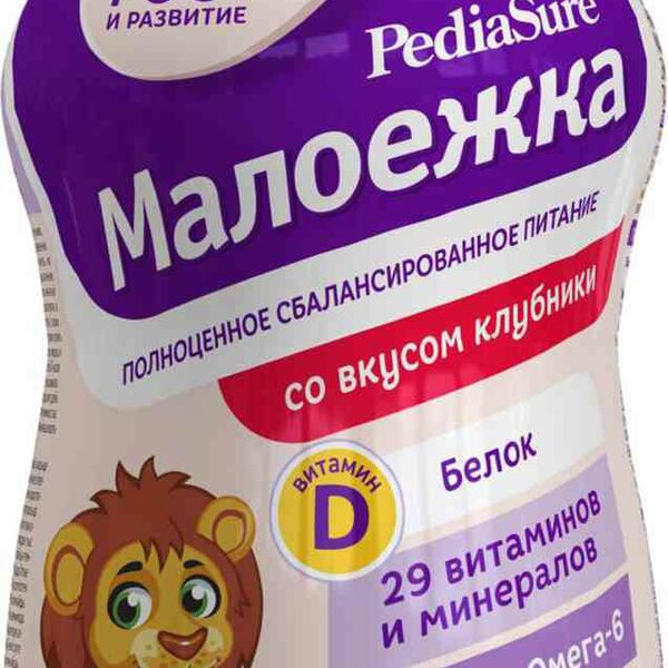 Питание детское PediaSure Малоежка со вкусом клубники