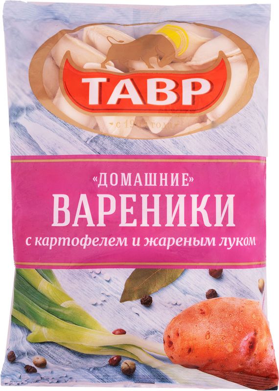 

Вареники Тавр с картофелем и жареным луком 900 г