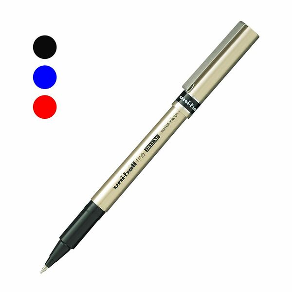 Ручка-роллер, 0.7 мм, синяя, FINE DELUXE