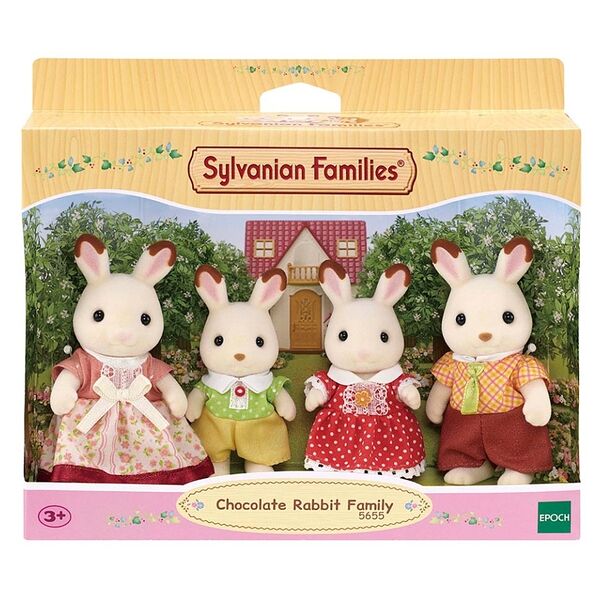 Игровой набор Sylvanian Families Семейство Шоколадных кроликов, Япония