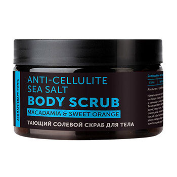 Botavikos Aromatherapy Tonic солевой скраб для тела макадамия и апельсин 250 мл