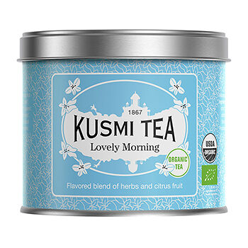 Чай зелёный Lovely Morning листовой Organic, Kusmi Tea, 100 г, Франция