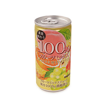 Напиток Sangaria Мультифруктовый сок 100% 0.19л, Япония