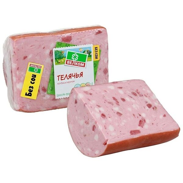 Колбаса варёная Велком Телячья категория А, 500г