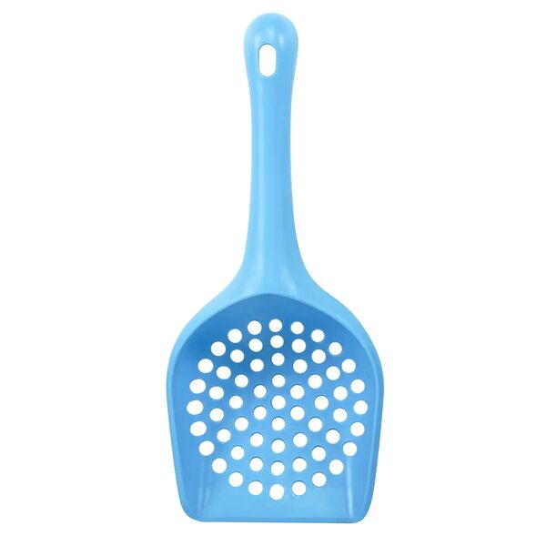 Совок Gamma для кошачьего туалета с круглой ячейкой, голубой 262*112*43 мм Россия