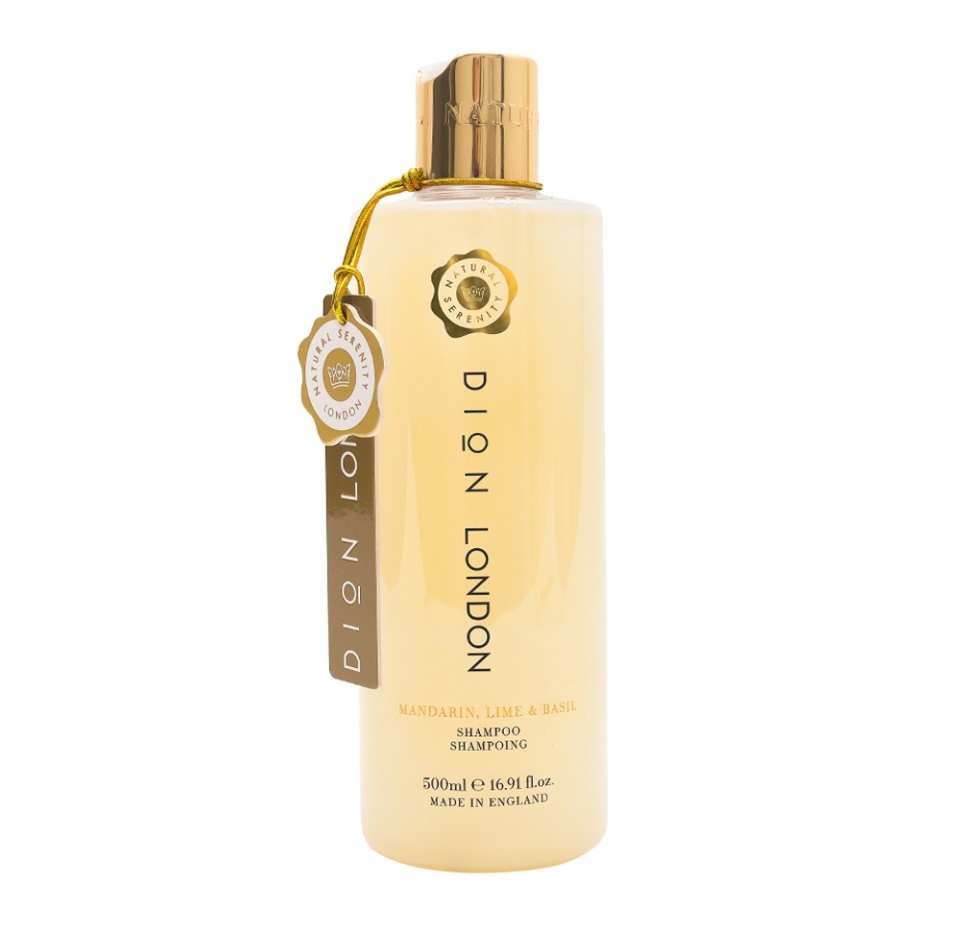 

Шампунь с кератином Dion London c ароматом мандарина, лайма и базилика 500 мл, Великобритания