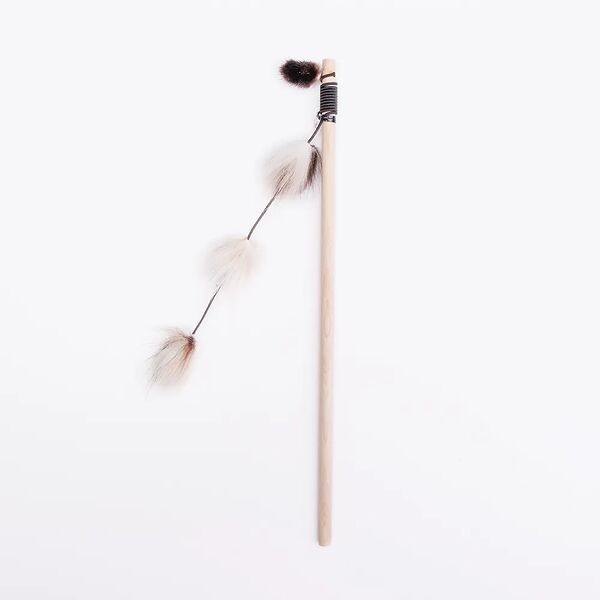 Игрушка-дразнилка для кошек Кисточки рыси, 30x51см