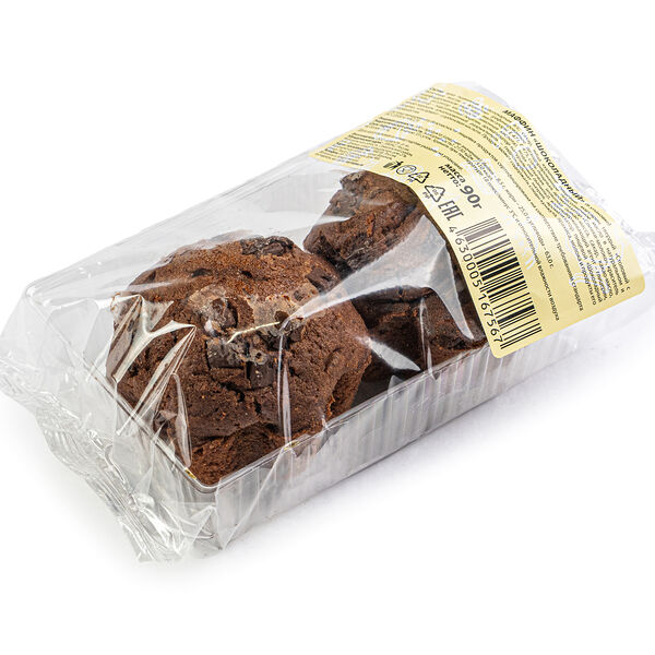 Маффин Шоколадный 90г в упак. Ювента и К