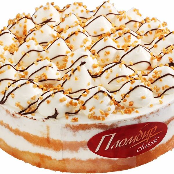Торт бисквитный Фили-Бейкер Пломбир-классик, 720г