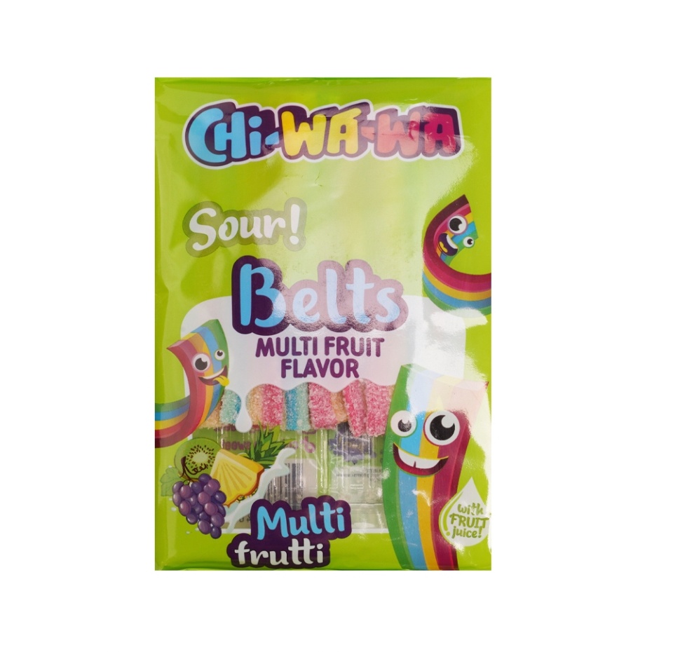 

Жевательный мармелад Chi-Wa-Wa Мульти кислый (ремешок) 80г, Россия
