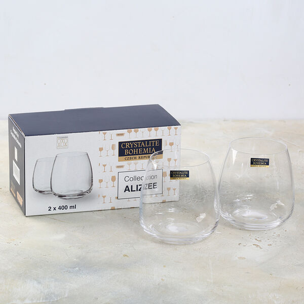 Набор бокалов для виски Crystalite Bohemia 400мл 2шт