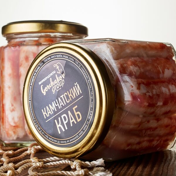 Мясо краба в банке 1-ая фаланга Premium, 400 мл