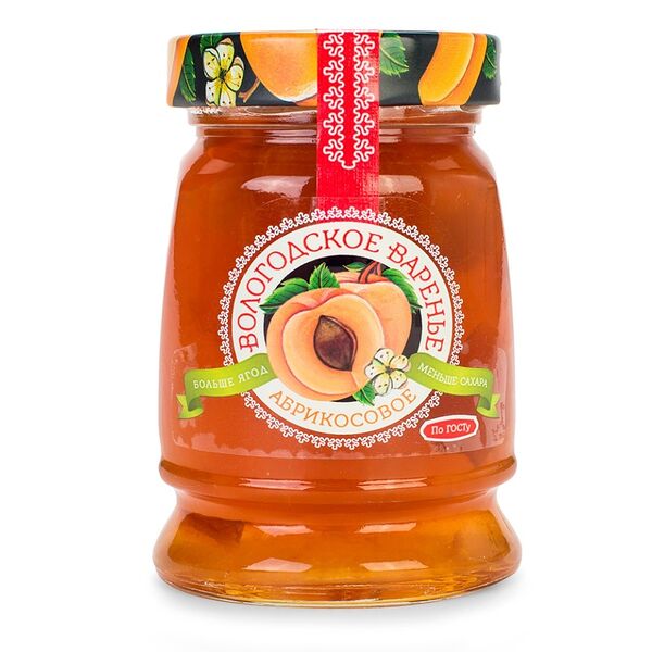 Варенье Вологодское из абрикоса 370г