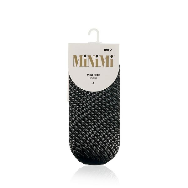 Женские капроновые носки Minimi Rete Diagonale Nero