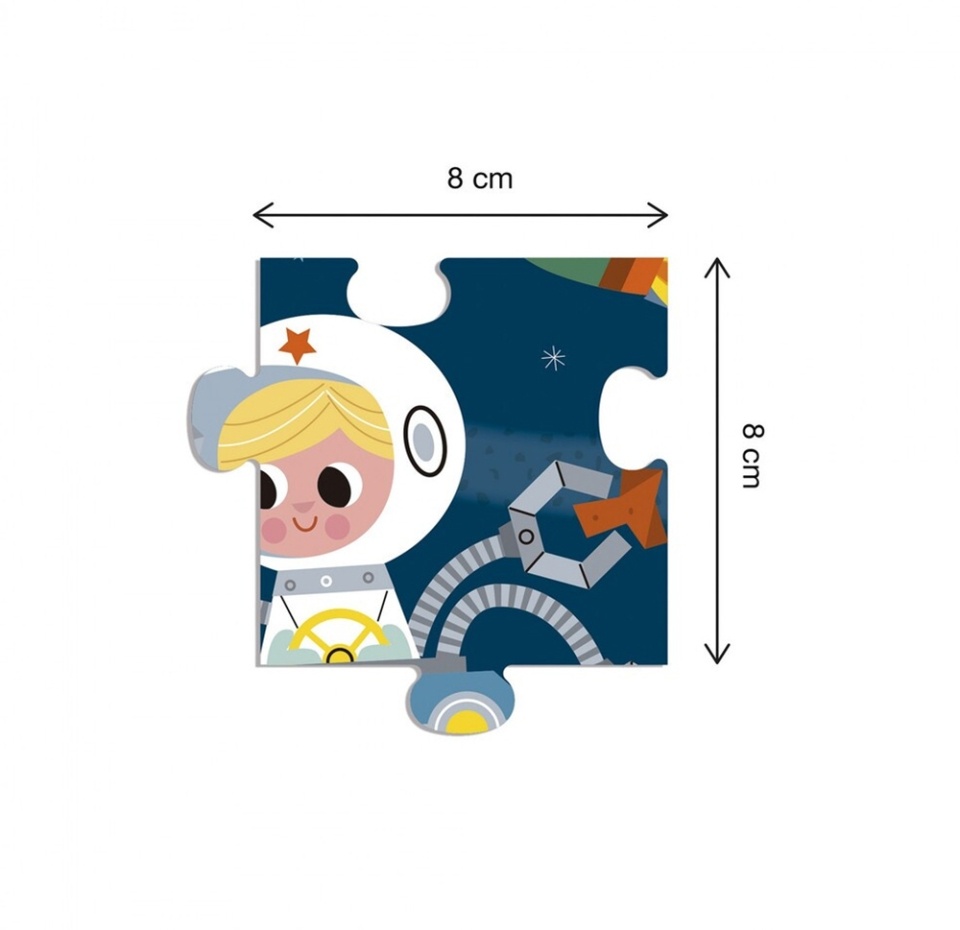 

Пазлы Apli kids «Космос» (в металлической коробке) от 3-х лет, Испания
