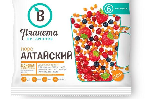 Ягодная смесь «Морс алтайский», «Планета витаминов»